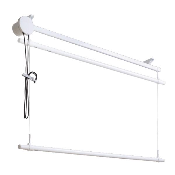 【新品・未使用】天井取付け 自在物干金具 2本セット／高さ調整可 91000001-1.jpg