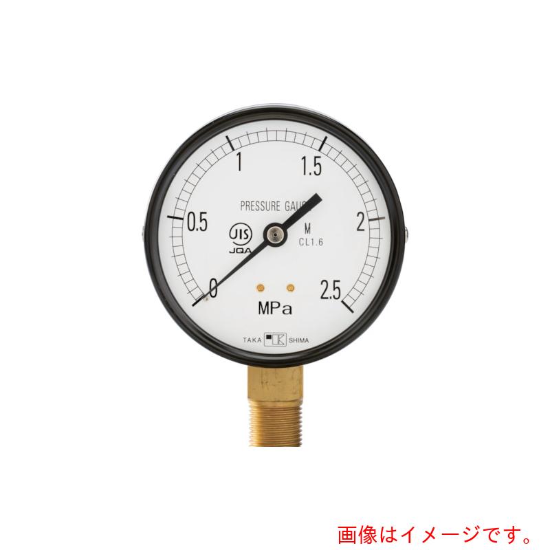 高島計器　一般圧力計（Ａ枠立型・φ１００）　圧力レンジ０．０～１６ＭＰａ　Ｇ３／８【１０２７２１６】　【品番：1027216】