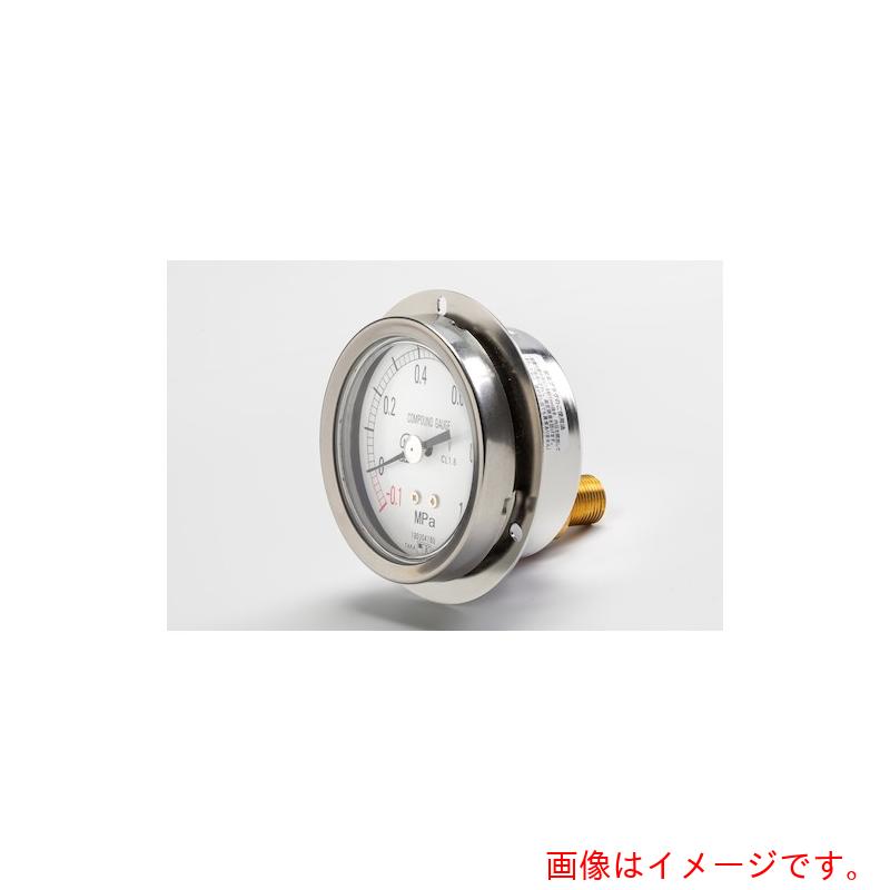 高島計器　グリセリン入圧力計（Ｄ枠埋込型・縁あり・φ６０）圧力レンジ０．０～０．４ＭＰａ　Ｇ１／４【１３１５０４０】　【品番：1315040】