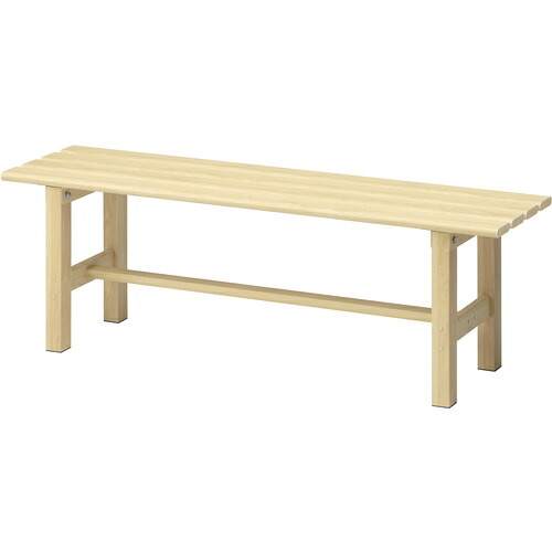 【別途送料あり】タカショー（Takasho）　屋外用品　美ＷＯＯＤ縁台　ミルキーウッド　１２０　【品番：BEW-JB12MW】｜住設プロ　店