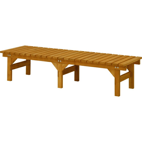 【別途送料あり】タカショー（Takasho）　デッキ・タイル用品　ウッディーＤＸ縁台　ナチュラル　１８００×５８０　【品番：BMSH-185NN】