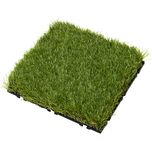 【別途送料あり】タカショー（Takasho）　デッキ・タイル用品　敷くだけ人工芝　　３０×３０ｃｍ　【9個】　【品番：JBG-JAT2】