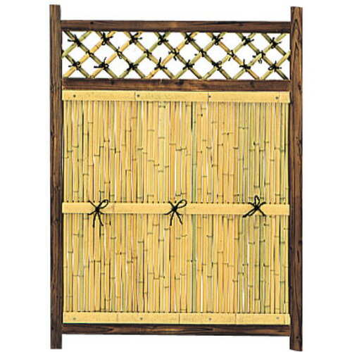 【別途送料あり】タカショー（Takasho）　和風　庭園用品　竹製目隠しラティス　（角型）　８８×１２０ｃｍ　【品番：JTL-3】