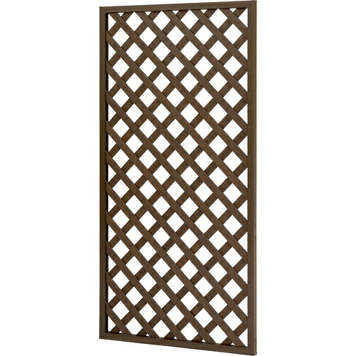 【別途送料あり】タカショー（Takasho）　フェンス　ウッディープラフェンス　９００×１８００　ブラウンウッド　【3個】　【品番：MNO-918BRW】