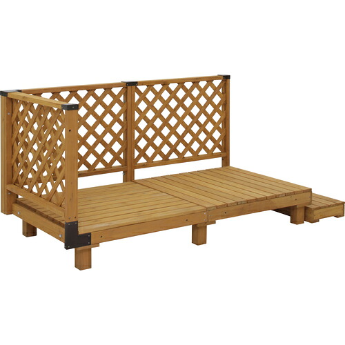 【別途送料あり】タカショー（Takasho）　デッキ・タイル用品　システムデッキ　ナチュラル　０．５坪　【品番：SDW-N05】