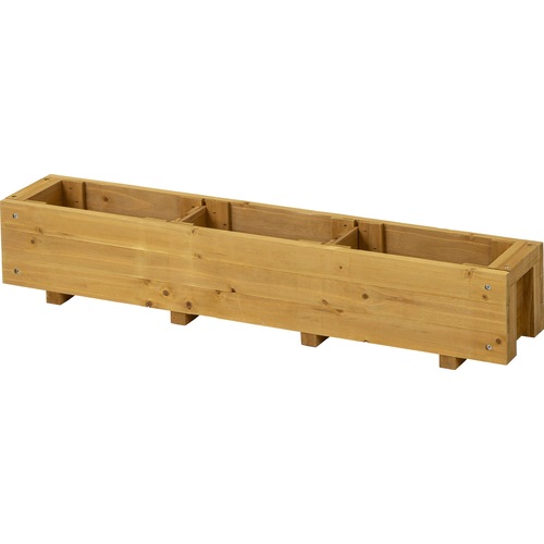 【別途送料あり】タカショー（Takasho）　園芸用品　スリムハーブプランター　Ｍ　ナチュラル　【4個】　【品番：WSP-02NN】