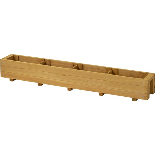 【別途送料あり】タカショー（Takasho）　園芸用品　スリムハーブプランター　Ｌ　ナチュラル　【4個】　【品番：WSP-03NN】｜住設プロ　店