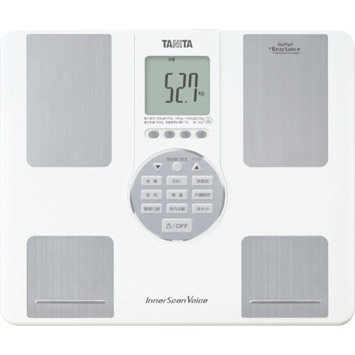 タニタ　TANITA　体組成計　インナースキャンＶｏｉｃｅ　ＢＣ&minus;２０２&minus;ＷＨ　【品番：BC202WH】｜住設プロ　店