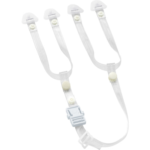 【別途送料あり】谷沢製作所（タニザワ）　ヘルメット透明あご紐（耳部＋あご部）ＶＰＵ&minus;Ｔ16Ｕ透明　ＮＯ．8　（ヘッダー袋入り）　【30個】　【品番：VPU-T16U-8】｜住設プロ　店