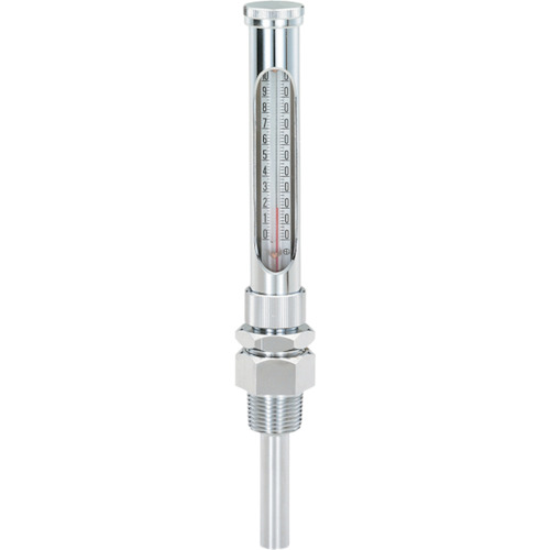 イチネンTASCO　２重管温度計直型　０～＋５０℃　【品番：TA408KA-50B】