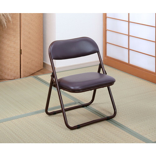 谷村実業　ＴＡＳＳＣＯＭ　折り畳める和座敷チェア　ブラウン　【品番：TAN-210-BR】 4,868円