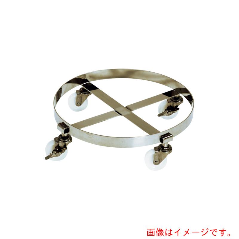 テックサス（TECHSUS）　丸型容器用ステンレス台車　【2個】　【品番：CCM-510E】