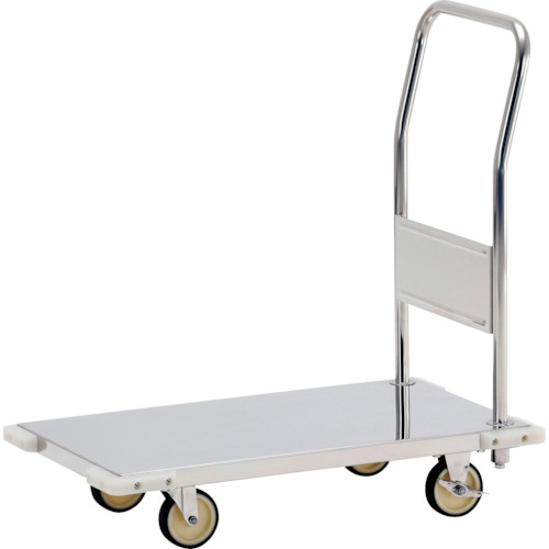【別途送料あり】テックサス(TECHSUS) 軽荷重用台車(コンパクト台車) 750X450 SUSφ100ウレタン車 【品番:CL-B7545ST】|住設プロ 店