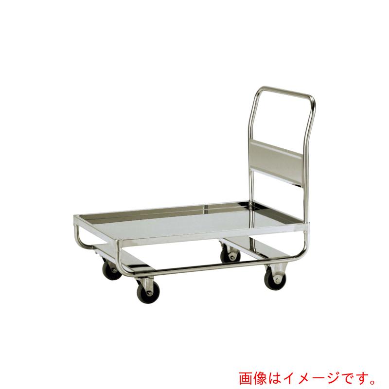 テックサス（TECHSUS）　１段高台車（皿型タイプ）　７５０Ｘ４５０　ＳＵＳφ１００ウレタン車　【品番：DN1-U7545D】｜住設プロ　店