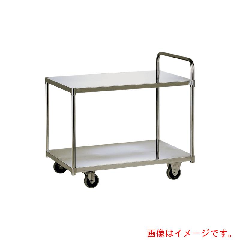 テックサス（TECHSUS）　２段台車（フラットタイプ）　７５０Ｘ４５０　ＳＵＳφ１００ウレタン車　【品番：DN2-N7545D】 71,862円