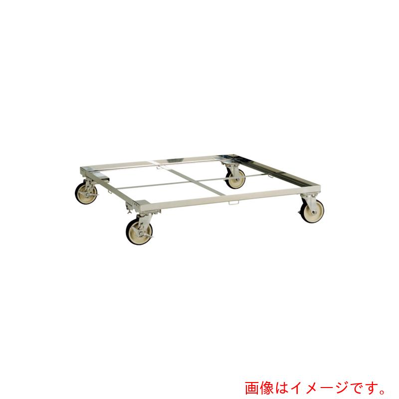 【別途送料あり】テックサス（TECHSUS）　パレット専用台車　１１４２Ｘ１１３０　ＳＵＳφ１５０ウレタン車　【品番：PLD-1111D】