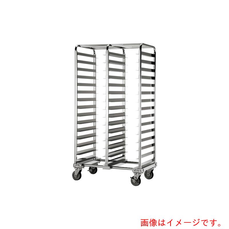 【別途送料あり】テックサス（TECHSUS）　トレーラックカートＲＣＨ－Ｗ型　ＳＵＳφ１２５ウレタン車　【品番：RCH-W1D-15L】