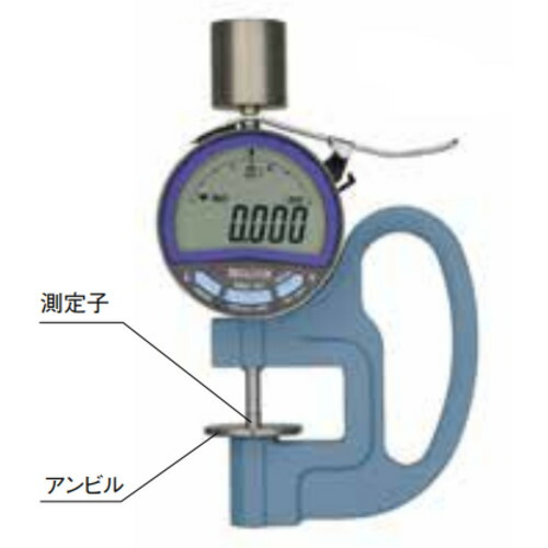 テクロック（TECLOCK） 定圧厚さ位置づける器 【品番：PF-01A】
