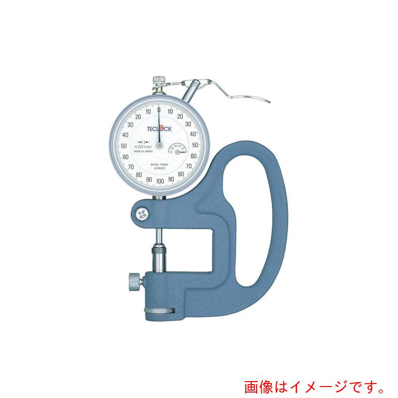テクロック（TECLOCK）　ダイヤルシックネスゲージ　測定範囲１０ｍｍ　【品番：SM-1201】