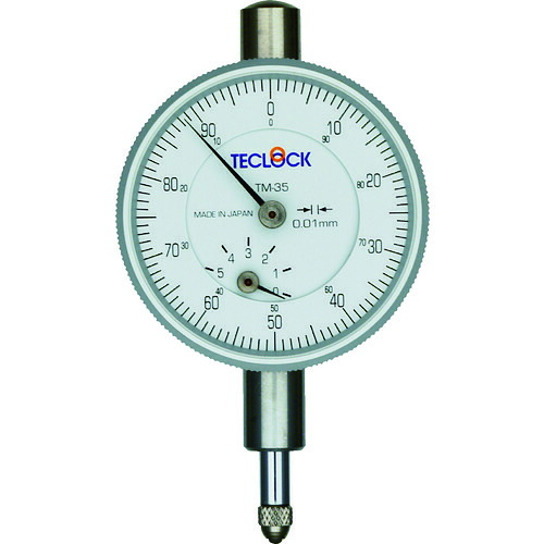テクロック（TECLOCK）　小型ダイヤルゲージ　測定範囲０～５ｍｍ　【品番：TM-35】｜住設プロ　店 7,549円