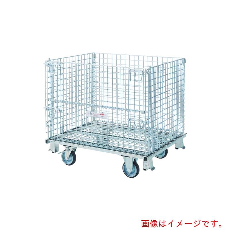 【別途送料あり】テイモー（TEIMO）　ボックスパレットゴム車輪付き　Ｃ－５０８Ｅ　【品番：C-508E】