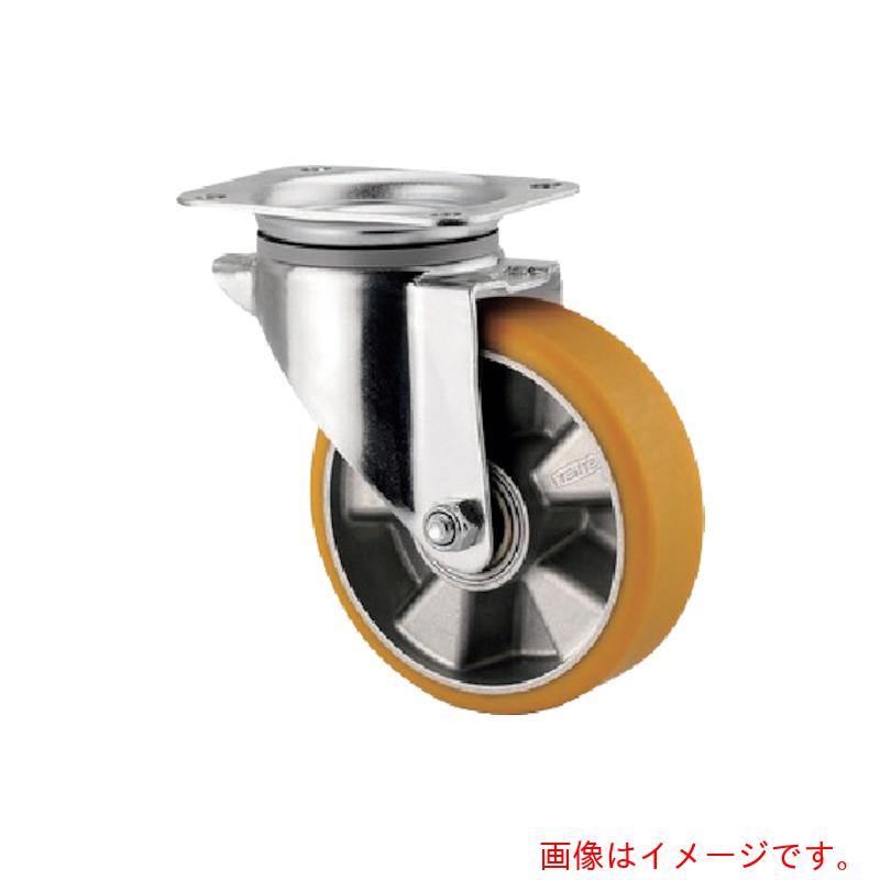 テンテキャスター（TENTE）　プレート式キャスター&ldquo;ＡＬＰＨＡ&rdquo;（ウレタン車）　φ１００　自在式　【品番：3470ITP100P62 CONVEX】｜住設プロ　店