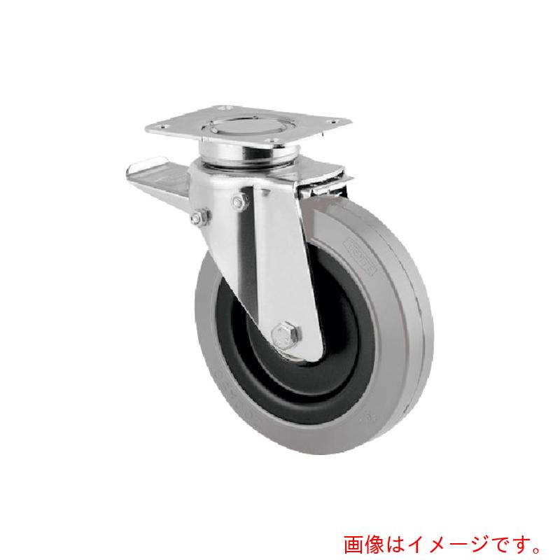 テンテキャスター（TENTE） 差しつかえ重用高性能回転させるキャスター“ＤＥＬＴＡ”（天然ゴム車・引っ張ること用・検査と修理無償性） φ１６０ 自在式（総締め鍵を掛ける付） 【品番：3642SFP160P63】
