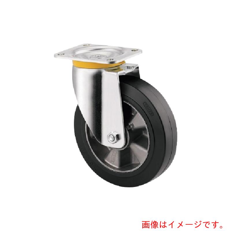 テンテキャスター（TENTE）　重荷重用キャスター”ＺＥＴＡ”（ゴム車）　φ１２５　自在式　【品番：4680IEP125P63】