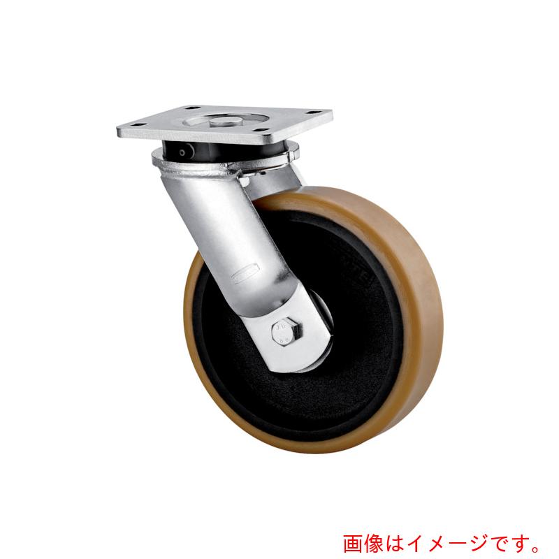 テンテキャスター（TENTE） 超厄介なもの重用キャスター“ＫＡＰＰＡ”（ポリウレタン車） φ１２５ 自在式 【品番：9650ftp125P63】