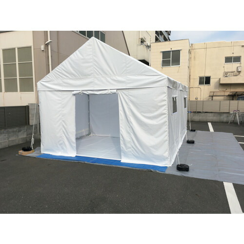 【別途貨物輸送あり】ゴトー実業 診療用天幕 接触感染症打つ手天幕 ２間ｘ３間 【品番：ICT-M】