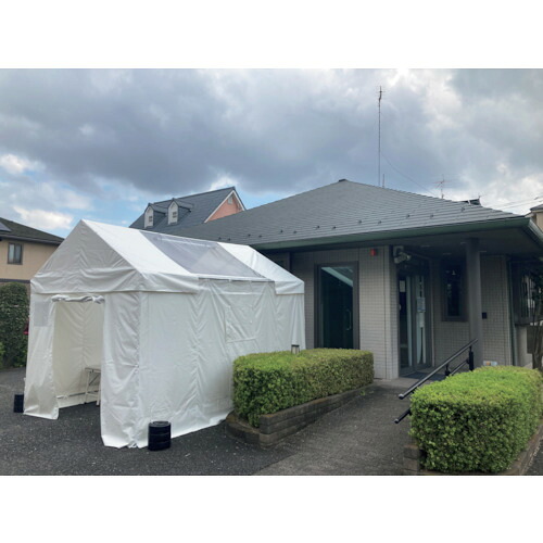 【別途貨物輸送あり】ゴトー実業 診療用天幕 接触感染症打つ手天幕 １．５間ｘ２間 【品番：ICT-S】