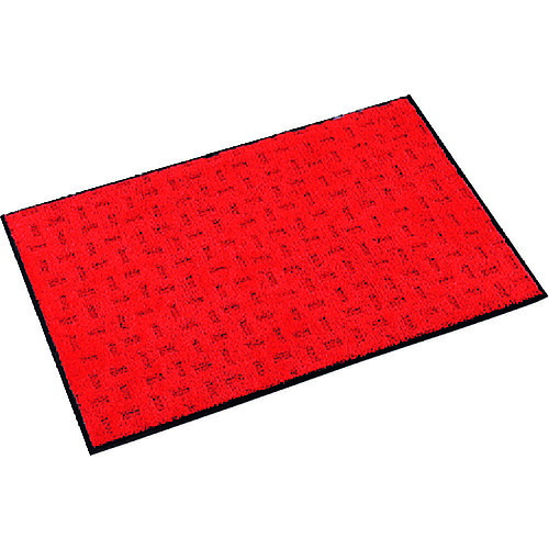 テラモト　雨天用マット　エコレインマット　レッド　６００×９００ｍｍ　【品番：MR-026-140-2】
