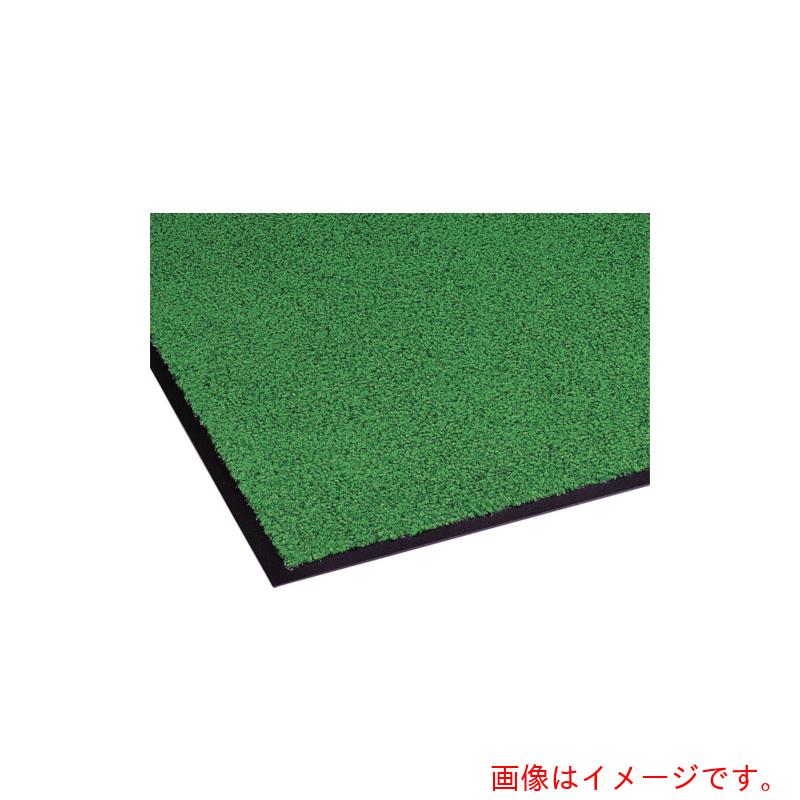 テラモト　屋内マット　ニュートレビアン　緑　６００×９００ｍｍ　【品番：MR-034-240-1】