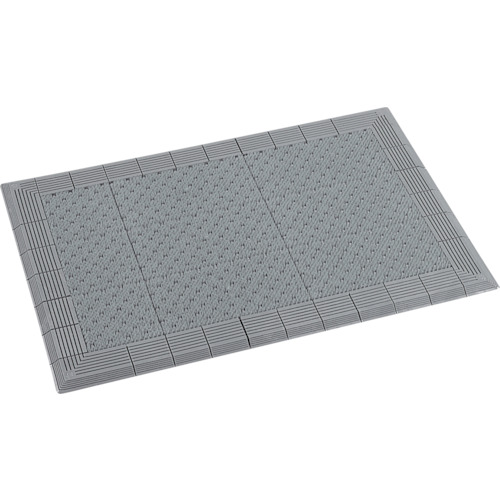 テラモト　屋外マット　テラエルボーマット　灰　６００×９００ｍｍ　【品番：MR-052-040-5】