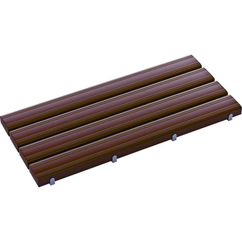 テラモト 抗菌安全性のあるスノコ（成し遂げる品）４００×９００粍 茶 【品番：MR-093-311-4】