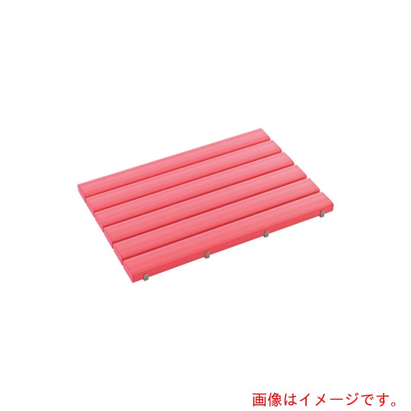 【別途送料あり】テラモト 抗菌安全スノコ（完成品）６００×１８００ｍｍ ピンク 【品番：MR-093-345-5】