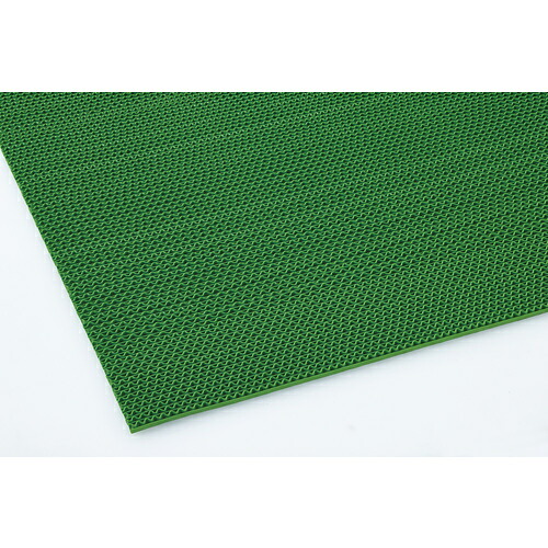 テラモト スーパーダスピット（ホンブルグ帽）緑 ７粍厚 ９０ｃｍ×６ｍ（ふちなし） 【品番：MR-133-255-1】