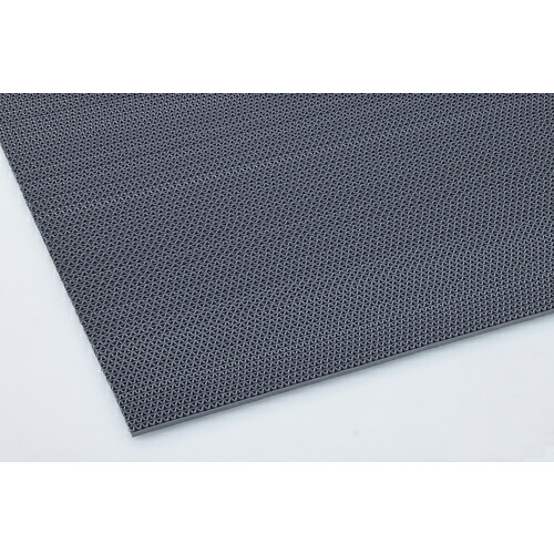 テラモト スーパーダスピット（ホンブルグ帽）灰 ７粍厚 ９０ｃｍ×６ｍ（ふちなし） 【品番：MR-133-255-5】