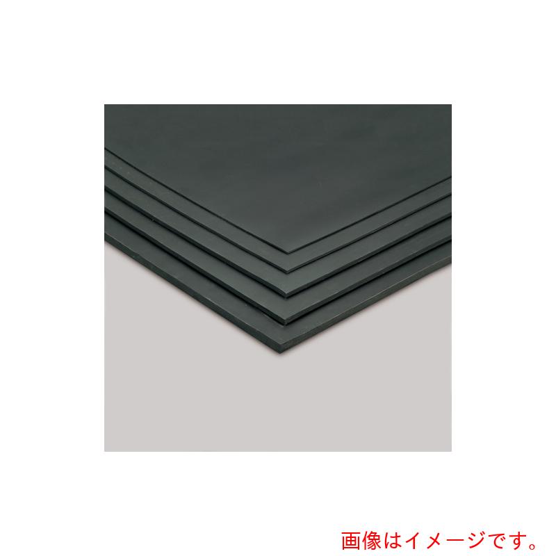 【別途送料あり】テラモト　平ゴムマット　天然　６ｍｍ厚　黒　１ｍ×１０ｍ　【品番：MR1524107】