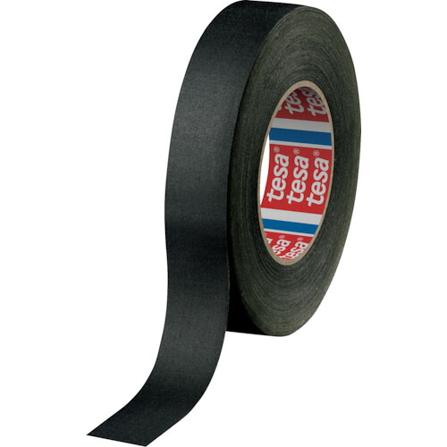 テサテープ（tesa） 取りつくろう用布磁気テープ テサ４５４１ 黒 ２５粍ｘ５０ｍ 【36個】 【品番：4541-25-50-BK】