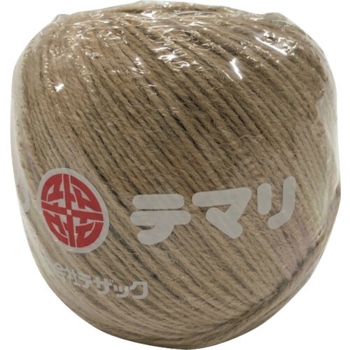 【別途送料あり】テザック（TESAC） 麻ひも １４Ｘ３ 小玉 【60個】 【品番：T 14X3 KODAMA】