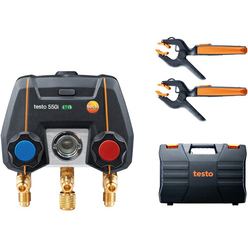 テストー（testo） スマートマニホールド ｔｅｓｔｏ ５５０ｉ 書き割り 【品番：0564 3550 55】