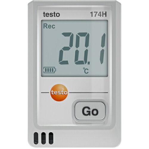 テストー（testo） 温湿度資料ロガー（ＵＳＢ） ｔｅｓｔｏ １７４Ｈ（白） 【品番：0572 1741 01】