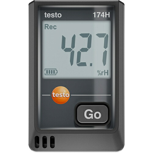 テストー（testo） 温湿度資料ロガー（ＵＳＢ） ｔｅｓｔｏ １７４Ｈ（黒） 【品番：0572 1741 02】