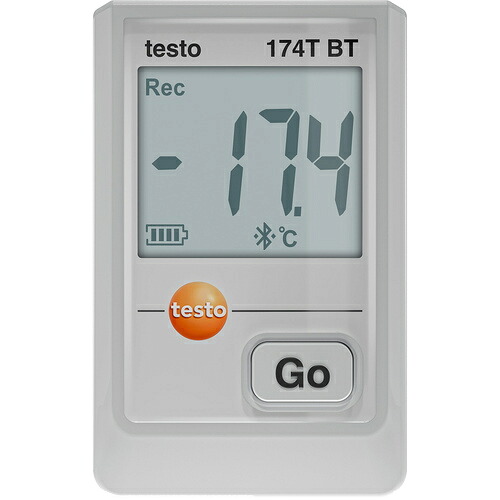 テストー（testo） 体温資料ロガー（Ｂｌｕｅｔｏｏｔｈ） ｔｅｓｔｏ １７４Ｔ ＢＴ（白） 【品番：0572 1742 01】