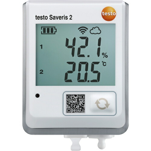 テストー（testo） クラウドモニタリングロガー ｔｅｓｔｏ Ｓａｖｅｒｉｓ ２－Ｈ２ 温湿度検出器外後ばらい手合い 【品番：SAVERIS2-H2】