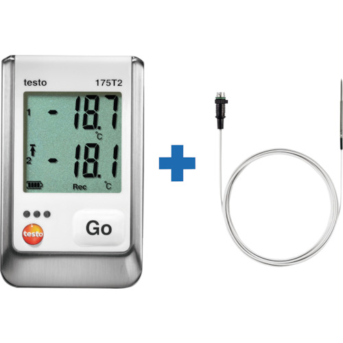 テストー（testo）　ｔｅｓｔｏ１７５Ｔ２　冷蔵庫・冷凍庫用ロガーセット　【品番：TD20-175-03】
