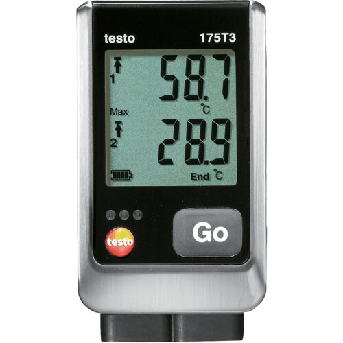 テストー（testo）　温度データロガー　ｔｅｓｔｏ　１７５　Ｔ３　【品番：TESTO175T3】