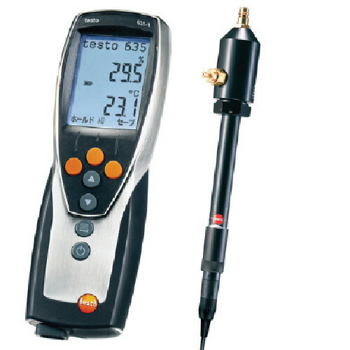 【別途貨物輸送あり】テストー（testo） ＴＥＳＴＯ６３５－１剪断応力露点位置づける仕掛ける 【品番：TESTO635-1 PRE-DEWPOINT-SET】