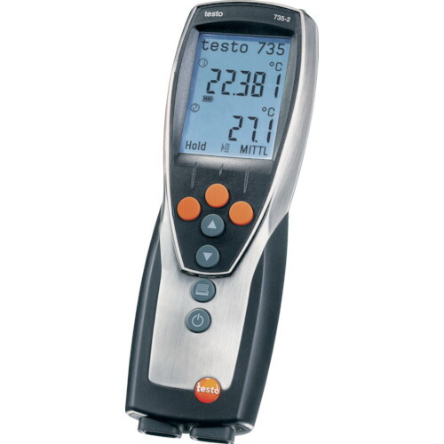 テストー（testo）　プロフェッショナルクラス温度計　ＵＳＢケーブル＆ソフトウェア付　【品番：TESTO735-2】